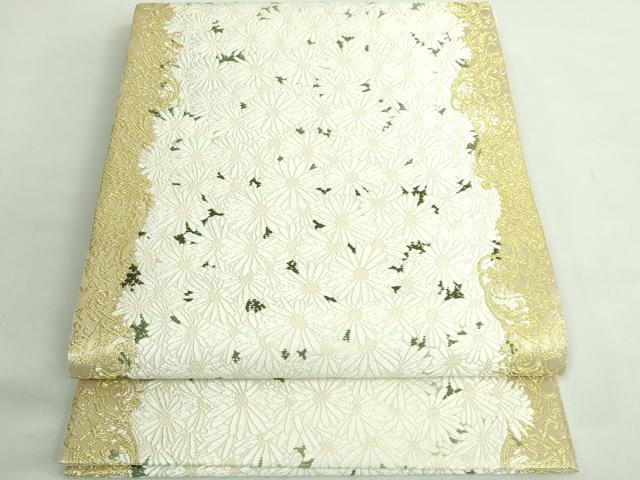 平和屋着物●極上 皇室・伊勢神宮御用御御帯 山口美術織物 山口弘躬 太鼓柄袋帯 唐織 献上木春菊金糸 健勝苑扱い逸品 DZAB2337kh6