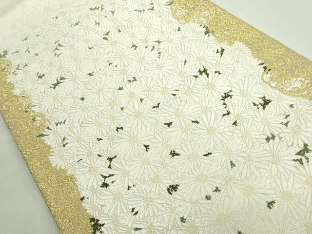 平和屋着物●極上 皇室・伊勢神宮御用御御帯 山口美術織物 山口弘躬 太鼓柄袋帯 唐織 献上木春菊金糸 健勝苑扱い逸品 DZAB2337kh6