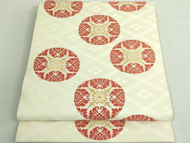 平和屋本店○極上 俵屋 人間国宝 喜多川平朗 有職織物 六通柄