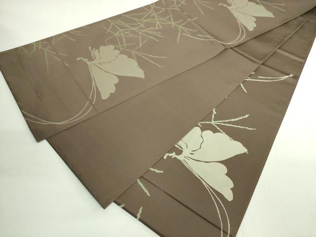 平和屋着物●極上 世界的人形師 辻村寿三郎 ジュサブロー 六通柄袋帯 舞蝶文 憲法色地 逸品 DZAB2351kh6