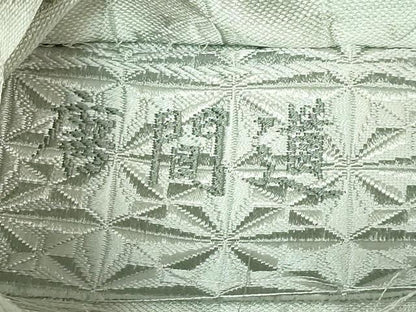 平和屋本店●極上　本場筑前博多織　八寸名古屋帯　唐間道　筑前織物　証紙付き　逸品　DZAB2321kh6