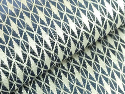 平和屋着物●極上 両面 全通柄袋帯 細密切子織 彩華美麗文 銀糸 ほていや扱い 反端付き 逸品 DZAB2356kh6