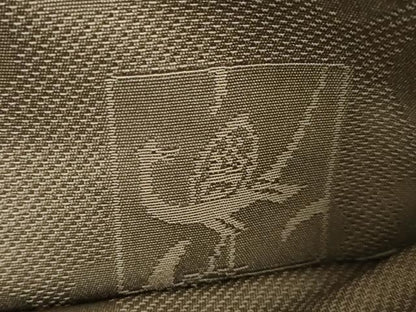 平和屋着物●極上　西陣　白綾苑大庭　六通柄袋帯　花唐草　逸品　DZAB2367kh6