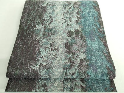 平和屋着物●極上　紋屋井関　御寮織　六通柄袋帯　銀糸　逸品　DZAB2376kh6