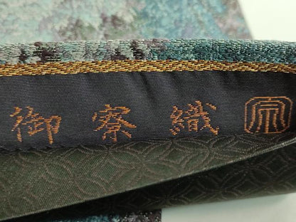 平和屋着物●極上　紋屋井関　御寮織　六通柄袋帯　銀糸　逸品　DZAB2376kh6