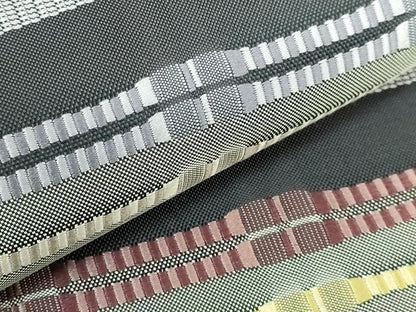 平和屋着物●極上　高島織物　六通柄袋帯　吉野間道　逸品　DZAB2381kh6