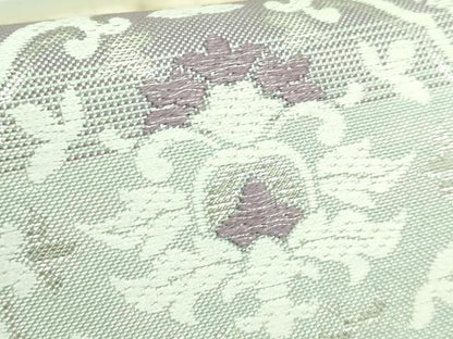 平和屋着物●極上　六通柄袋帯　唐織　和更紗　銀糸　逸品　DZAB2389kh6