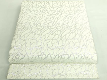 平和屋着物●極上　両面　全通柄袋帯　明暉瑞鳥紋　金銀糸　逸品　DZAB2390kh6
