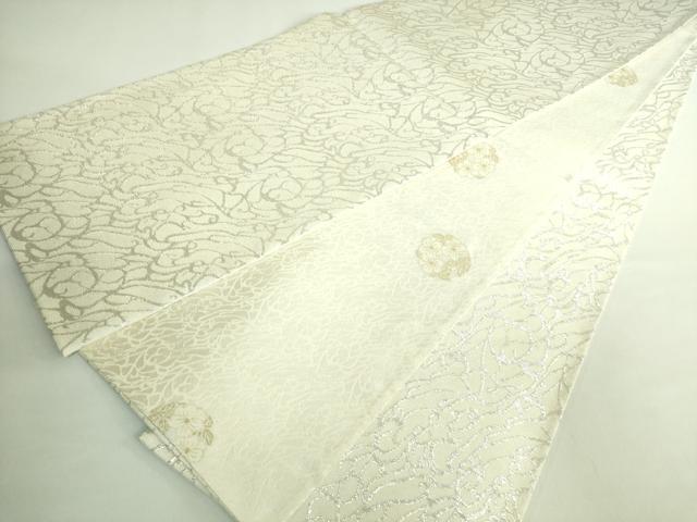 平和屋着物●極上　両面　全通柄袋帯　明暉瑞鳥紋　金銀糸　逸品　DZAB2390kh6