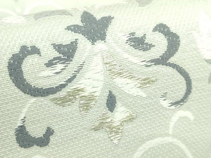 平和屋着物●極上　六通柄袋帯　唐織　花唐草　金糸　逸品　DZAB2391kh6