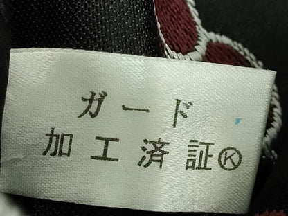 平和屋着物●極上　九寸名古屋帯　葡萄蔦の葉文　黒地　逸品　DZAB2397kh6