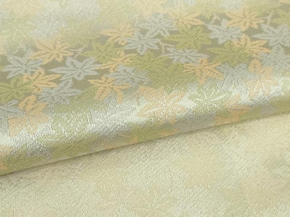 平和屋着物●極上　お召　楓尽くし　暈し染め　逸品　DZAB2405kh6