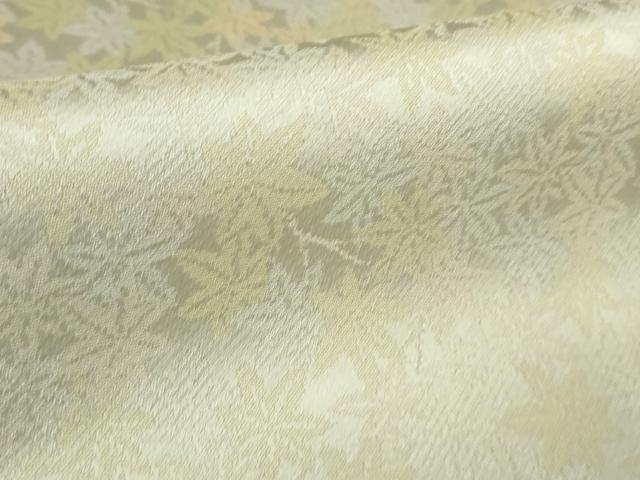 平和屋着物●極上　お召　楓尽くし　暈し染め　逸品　DZAB2405kh6