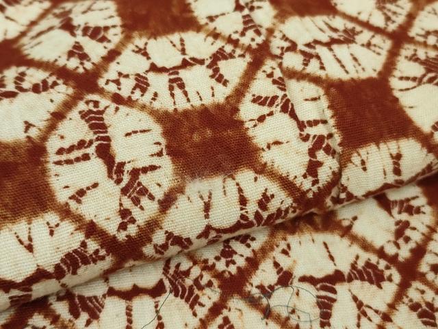 平和屋本店○極上 岩手の匠 草紫堂 南部絞り 茜染 綿