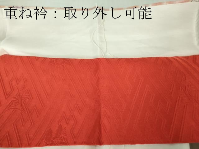 平和屋本店●極上　十七代京屋林蔵　本場結城紬地　訪問着　辻が花　暈し染め　逸品　DZAB2425kh6