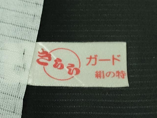 平和屋本店＊極上　夏物　訪問着　絽　枝垂れ桜　雪輪　黒地　逸品　DZAB2427kh6