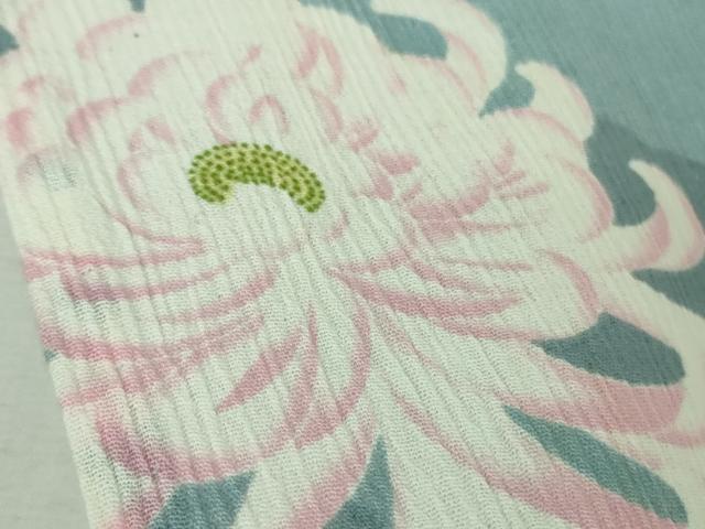 平和屋着物∴極上 夏物 浴衣 撫松庵 綿 乱菊 逸品 DZAB2434kh6