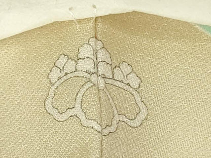 平和屋本店●極上　創業460年・千總　訪問着　刺繍　草花文　虹色地　暈し染め　金糸　大丸扱い　逸品　DZAB2438kh6