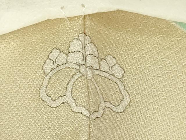 平和屋本店●極上　創業460年・千總　訪問着　刺繍　草花文　虹色地　暈し染め　金糸　大丸扱い　逸品　DZAB2438kh6