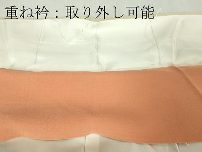 平和屋本店●極上　創業460年・千總　訪問着　刺繍　草花文　虹色地　暈し染め　金糸　大丸扱い　逸品　DZAB2438kh6