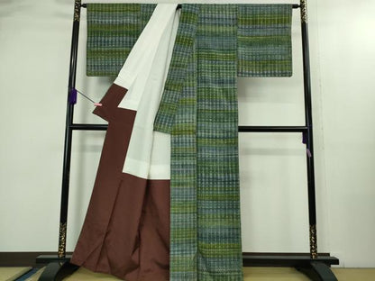 平和屋着物●極上　菅原工房　菅原結作　漢方染紬　逸品　未使用　DZAB2449kh6