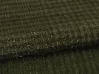 平和屋本店●極上　工芸染織　むら田　紬　変わり市松　たとう紙付き　逸品　DZAB2451kh6
