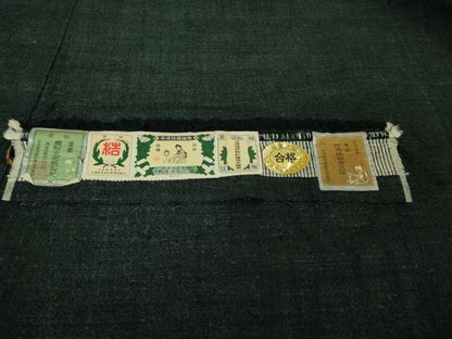 平和屋着物＃極上　男性　本場結城紬 重要無形文化財　杢　長羽織　奥順謹製　百入茶色地　市田謹製　証紙付き　逸品　未使用　DZAB2464kh6