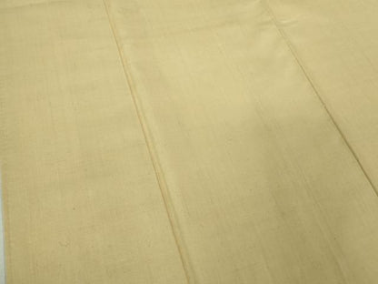 平和屋着物●極上　本場結城紬　重要無形文化財　色無地　砥粉色　逸品　DZAB2465kh6