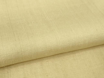 平和屋着物●極上　本場結城紬　重要無形文化財　色無地　砥粉色　逸品　DZAB2465kh6