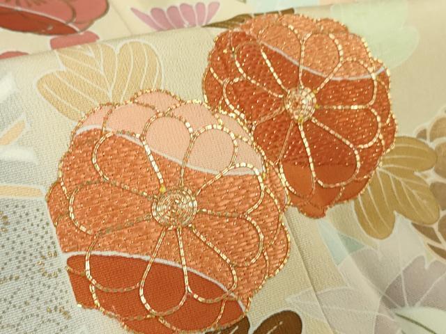 平和屋本店●極上　創業460年・千總　訪問着　駒刺繍　辻が花　虹色地　暈し染め　金彩　三越扱い　逸品　DZAB2472kh6