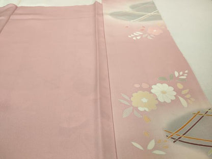 平和屋本店●極上　創業460年・千總　訪問着　駒刺繍　辻が花　虹色地　暈し染め　金彩　三越扱い　逸品　DZAB2472kh6