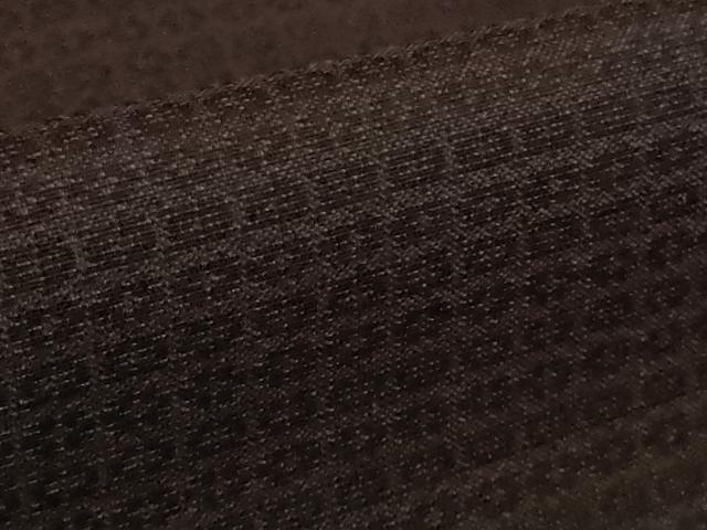 平和屋着物▽極上 お召 単衣 黒鳶色 京都きもの友禅扱い 逸品 未使用 DZAB2479kh6