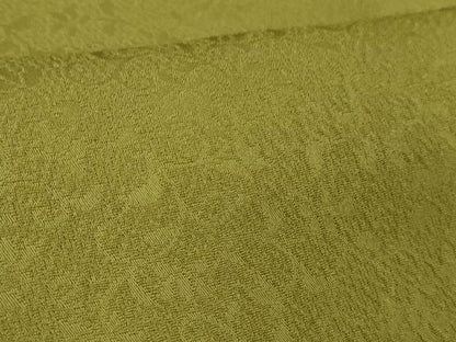 平和屋着物●極上　色無地　花唐草地紋　利休茶色　逸品　DZAB2511kh6