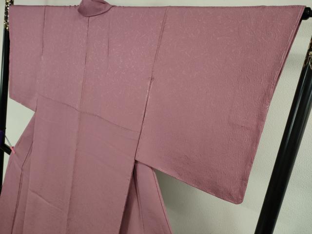 平和屋着物●極上　色無地　長春色　逸品　未使用　DZAB2514kh6