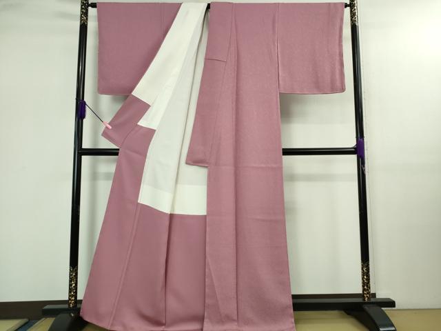 平和屋着物●極上　色無地　長春色　逸品　未使用　DZAB2514kh6