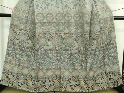 平和屋本店●極上　訪問着　総刺繍　更紗花唐草文　暈し染め　逸品　DZAB2560kh6