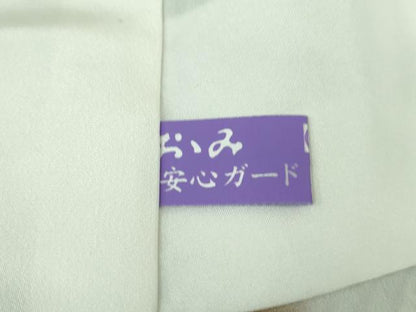 平和屋着物●極上　訪問着　絞り　刺繍　道長吹寄せ花文　黒地　金糸　ロング丈　逸品　未使用　DZAB2564kh6