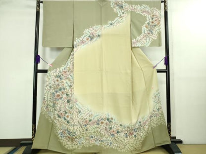 平和屋着物●極上 訪問着 作家物 辻が花 暈し染め 逸品 未使用 DZAB2586kh6