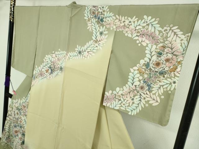 平和屋着物●極上 訪問着 作家物 辻が花 暈し染め 逸品 未使用 DZAB2586kh6