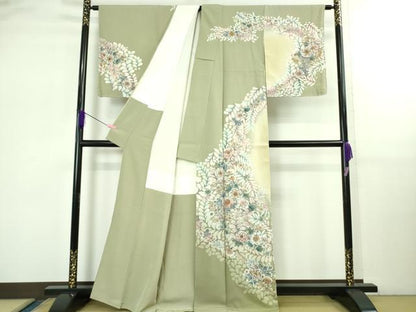平和屋着物●極上 訪問着 作家物 辻が花 暈し染め 逸品 未使用 DZAB2586kh6