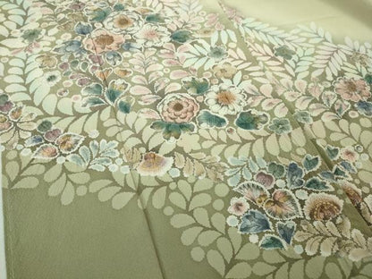平和屋着物●極上 訪問着 作家物 辻が花 暈し染め 逸品 未使用 DZAB2586kh6
