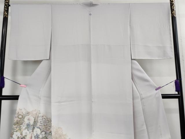 平和屋着物●極上　色留袖　御縫取　寿光織　胡蝶蘭　優美な香り　暈し染め　金銀糸　ほていや扱い　反端付き　逸品　DZAB2594kh6