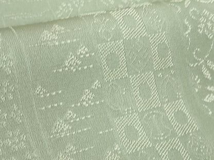 平和屋着物●極上 小紋 お召地 花唐草 名物裂地紋 暈し染め 逸品 未使用 DZAB2596kh6