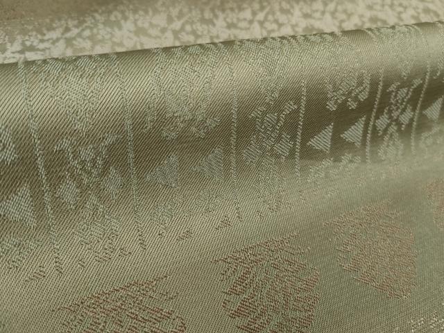 平和屋着物●極上 お召 名物裂 横段文 逸品 DZAB2598kh6