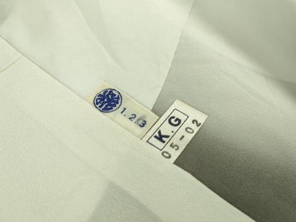 平和屋着物●極上 お召 名物裂 横段文 逸品 DZAB2598kh6