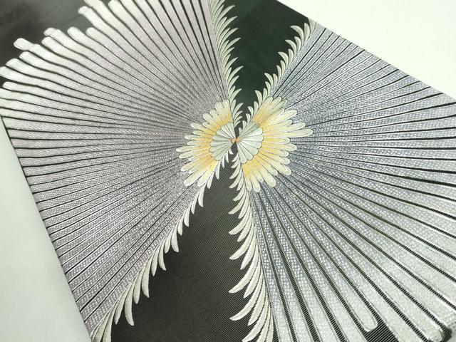 平和屋本店●極上　金彩友禅　卓越技能者・名工・和田光正　六通柄袋帯　菊　金銀彩　逸品　DZAB2608kh6