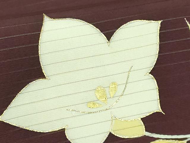 平和屋本店＊極上 夏物 銀座 志ま亀 絽塩瀬 九寸名古屋帯