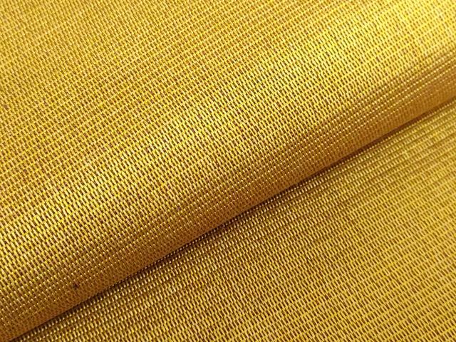 平和屋着物●極上　本場黄八丈　紬　八寸名古屋帯　一重帯　逸品　DZAB2622kh6
