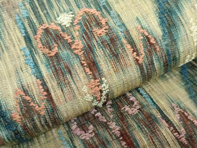 平和屋着物●極上　西陣図案家 徳田義三　しょうざん謹製　つけ帯　燦煌華　反端付き　逸品　DZAB2645kh6