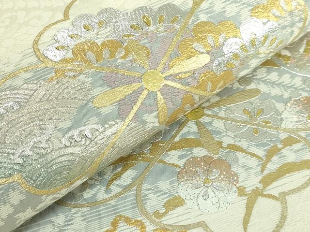 平和屋本店○極上 金彩友禅 卓越技能者・名工・和田光正 九寸開き